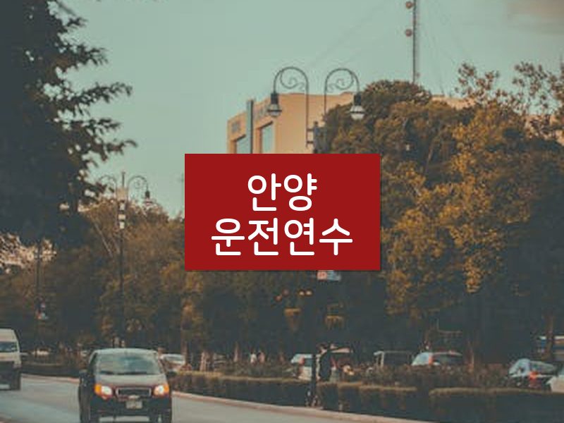 안양운전연수 후기