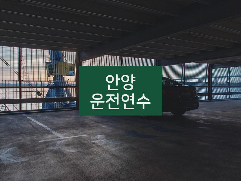 안양운전연수 후기