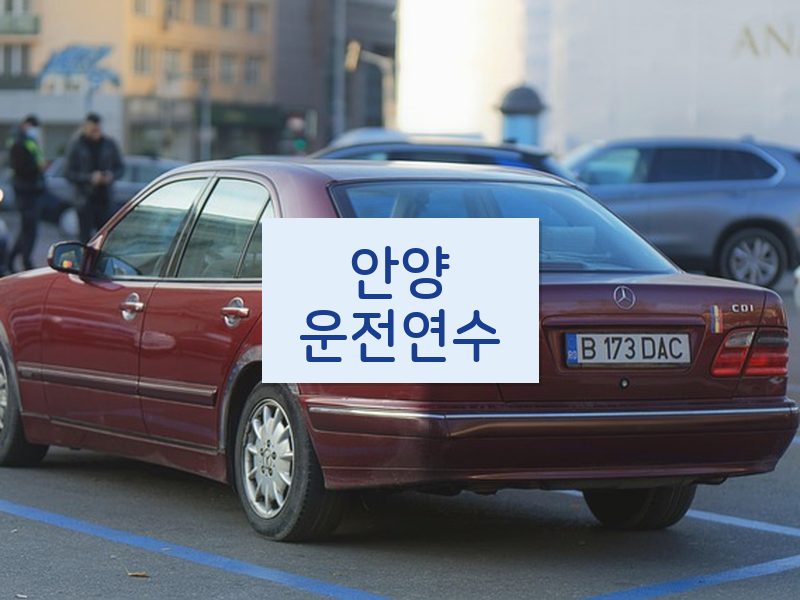 안양운전연수 후기