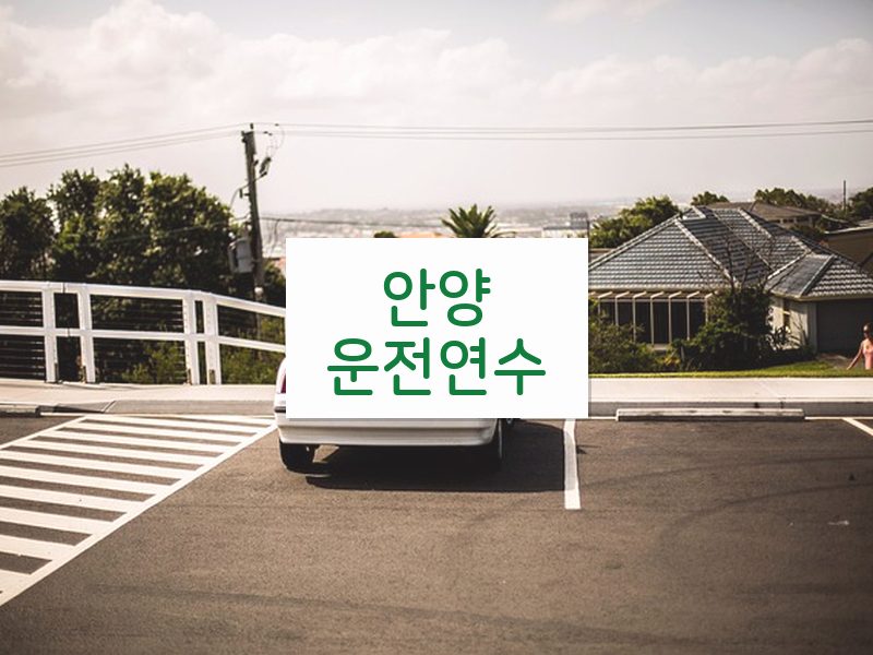 안양운전연수 후기