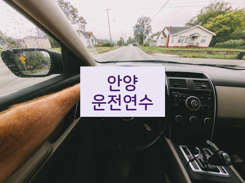 안양운전연수 후기