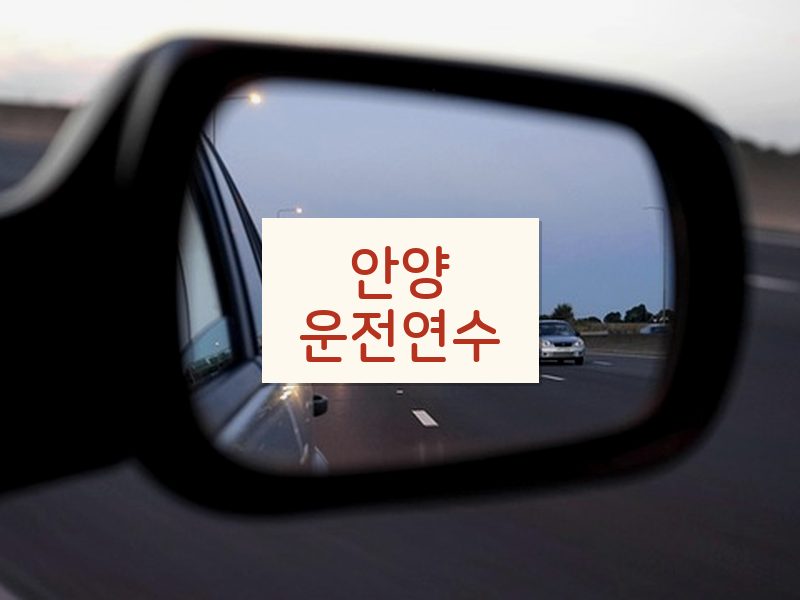 안양운전연수 후기