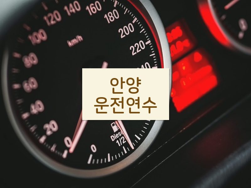 안양운전연수 후기