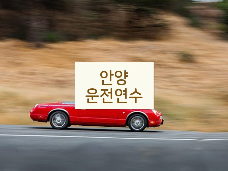 안양운전연수 후기