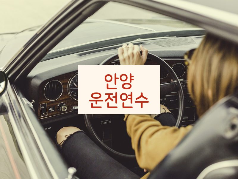 안양운전연수 후기