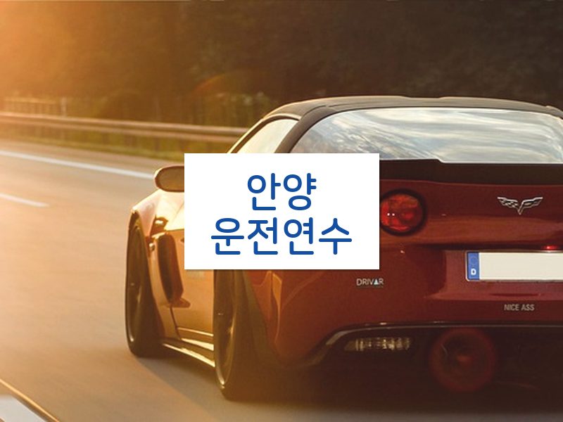 안양운전연수 후기