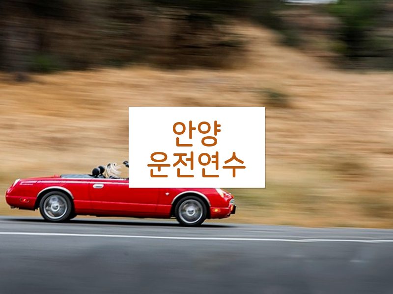 안양운전연수 후기