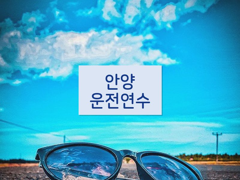 안양운전연수 후기