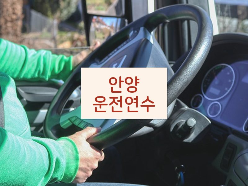 안양운전연수 후기