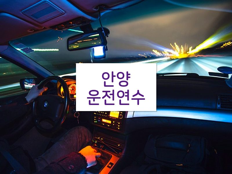 안양운전연수 후기