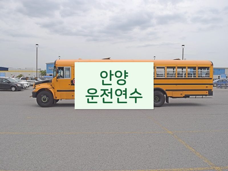 안양운전연수 후기
