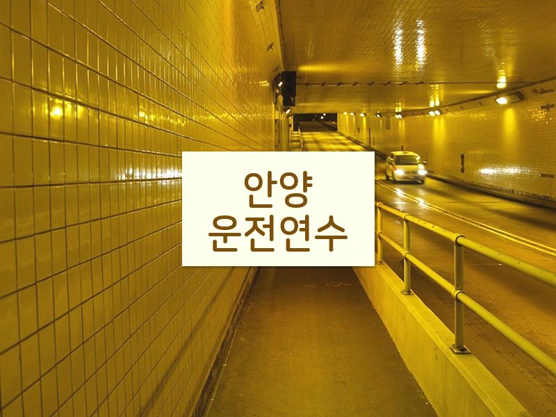 안양운전연수 후기
