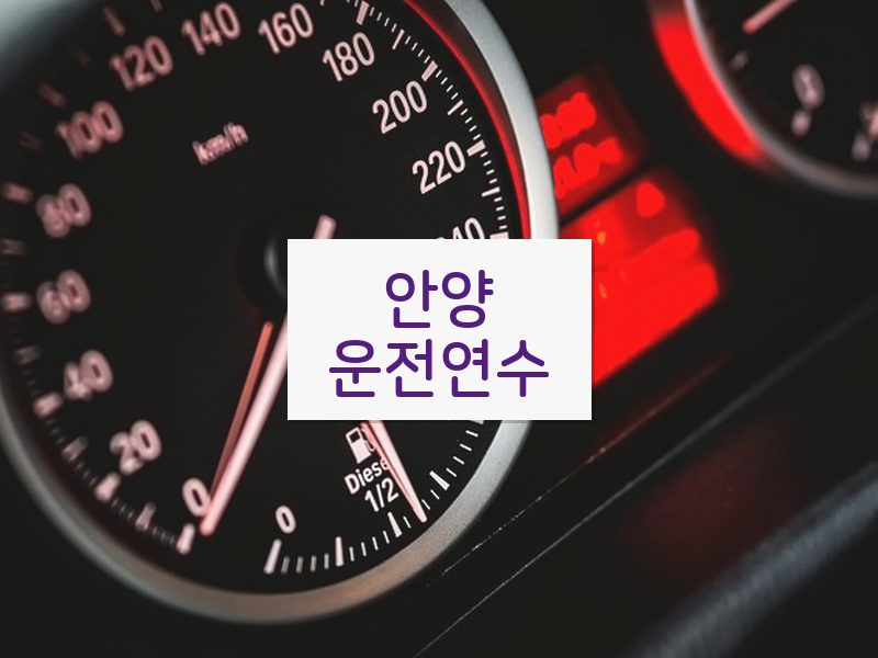 안양운전연수 후기