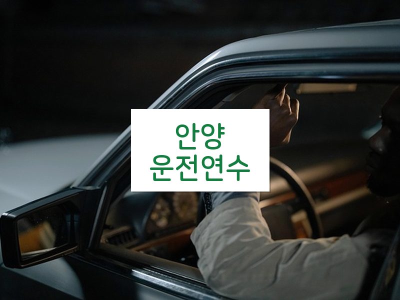 안양운전연수 후기