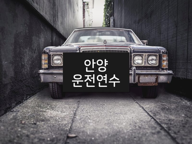 안양운전연수 후기