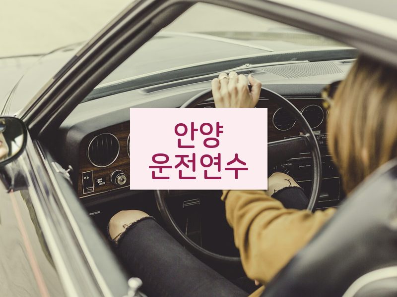 안양운전연수 후기