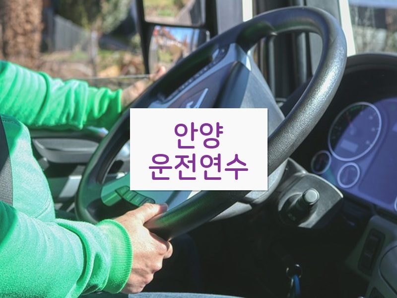안양운전연수 후기