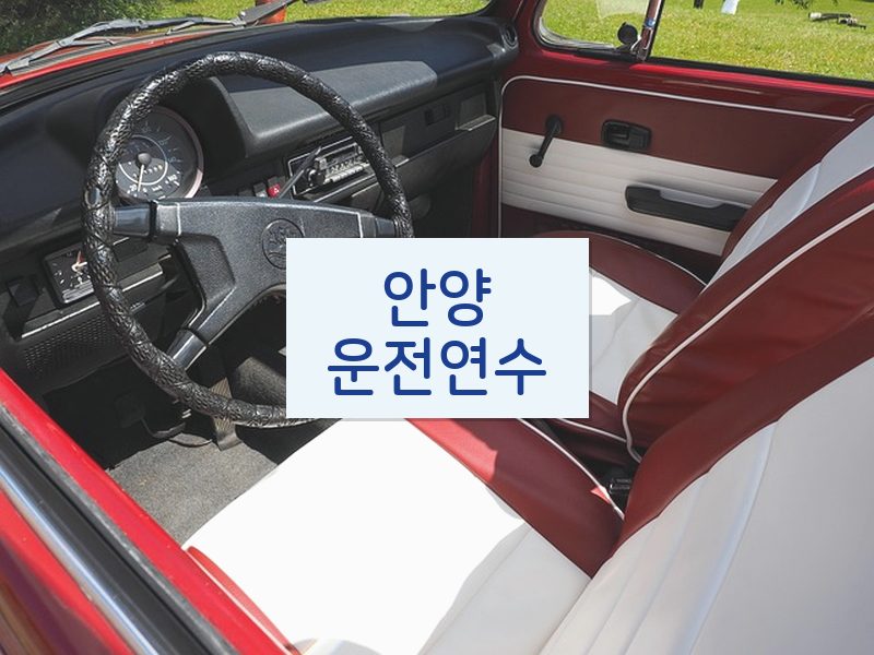 안양운전연수 후기