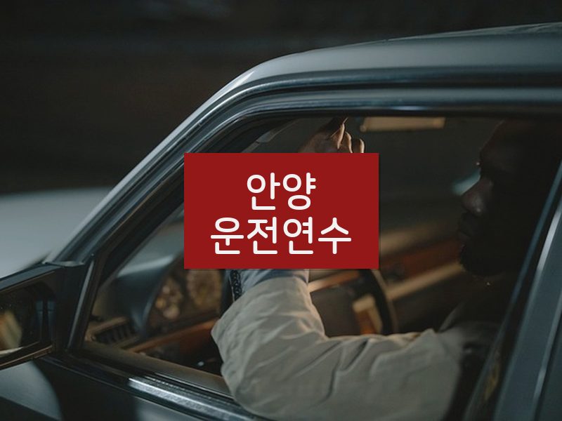 안양운전연수 후기