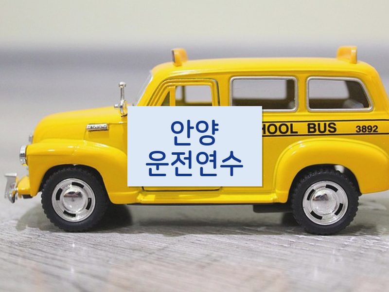안양운전연수 후기