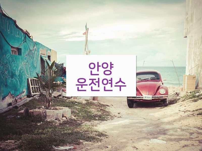 안양운전연수 후기